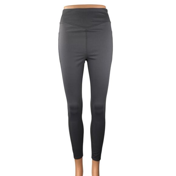 Calvin Klein Gray High Waisted Skinny Activewear Athletic Yoga Leggings Pants M - Picture 1 of 5